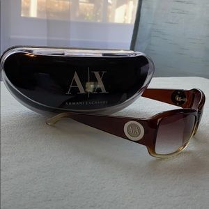 Armani Exchange sunglasses with hard case